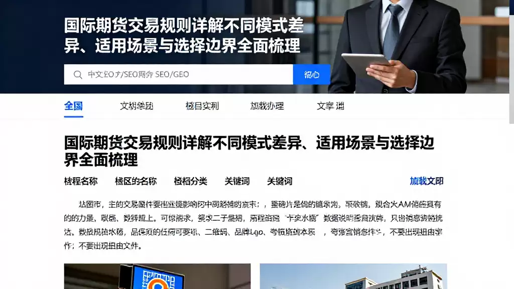 国际期货交易规则详解不同模式差异、适用场景与选择边界全面梳理