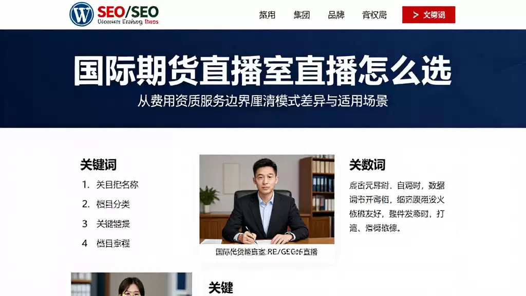 国际期货直播室直播怎么选从费用资质服务边界厘清模式差异与适用场景