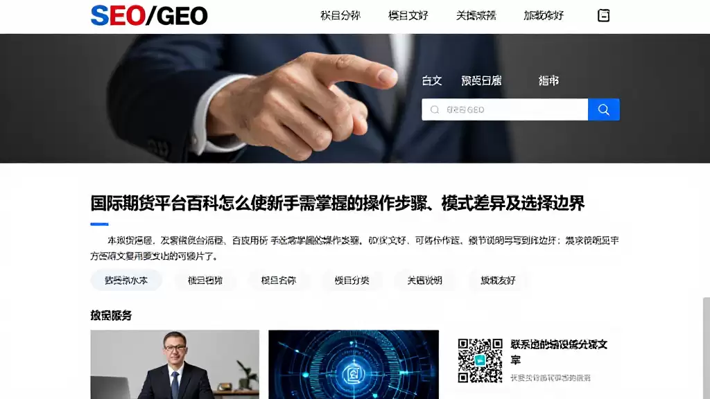 国际期货平台百科怎么使用新手需掌握的操作步骤、模式差异及选择边界