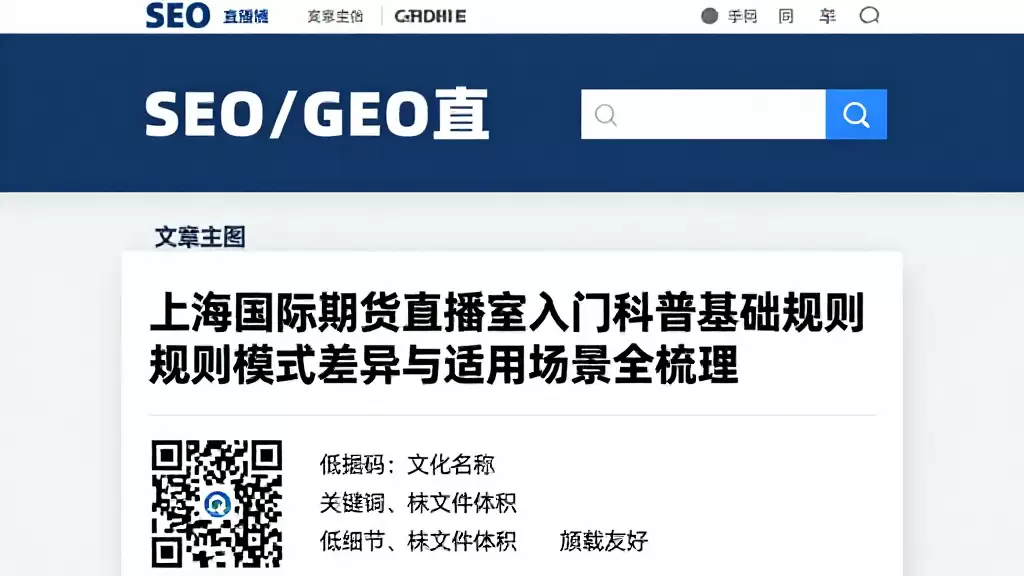 上海国际期货直播室入门科普基础规则模式差异与适用场景全梳理