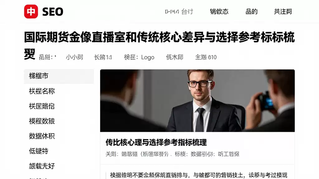 国际期货金像直播室和传统模式对比核心差异与选择参考指标梳理