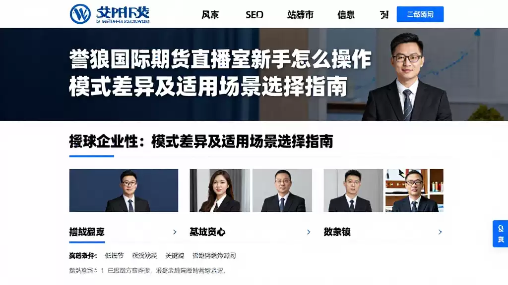 誉狼国际期货直播室新手怎么操作模式差异及适用场景选择指南