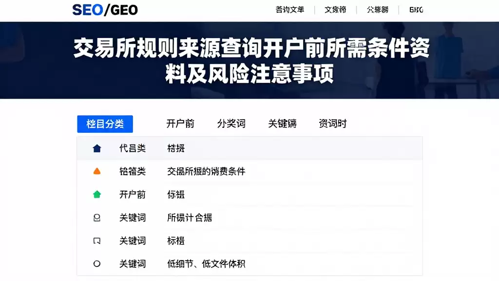 交易所规则来源查询开户前所需条件资料及风险注意事项
