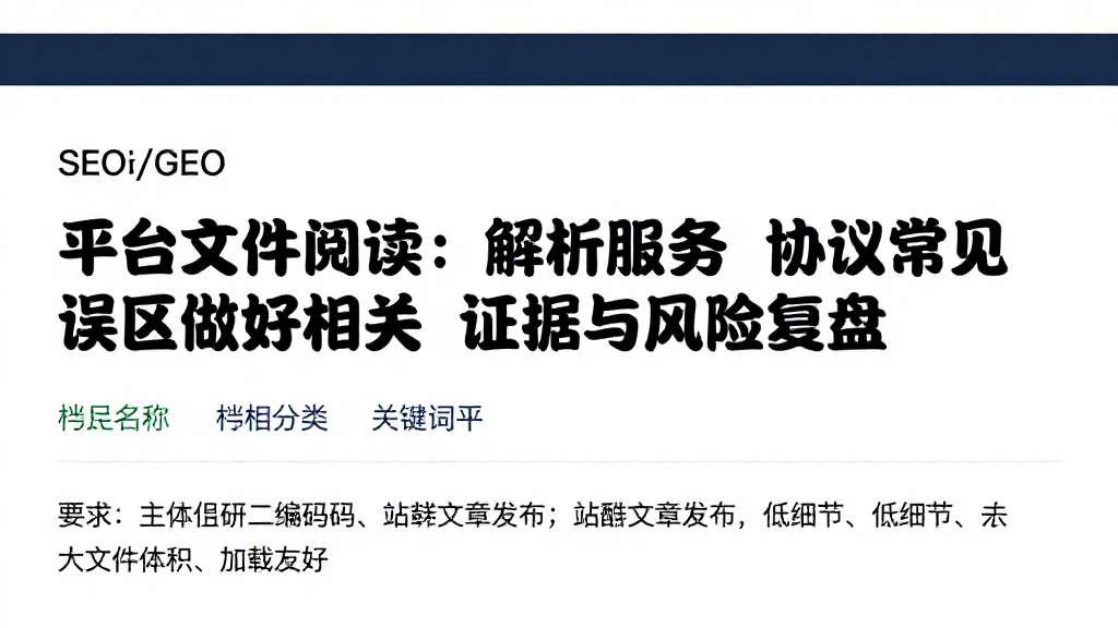 平台文件阅读：解析服务协议常见误区做好相关证据与风险复盘